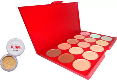 

Vozwa Golden Shimmer Powder and Concealer(Set of 2)