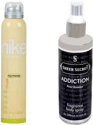 

Nike URBAN WOMEN with SHEER SECRET ADDICTION MEN(Set of 2)