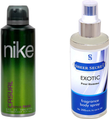 

Nike CASUAL MEN with SHEER SECRET EXOTIC MEN(Set of 2)