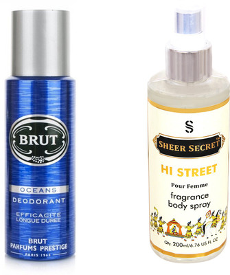 

Brut OCEAN with SHEER SECRET HI STREET WOMEN(Set of 2)