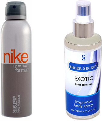 

Nike UP DOWN MEN with SHEER SECRET EXOTIC MEN(Set of 2)