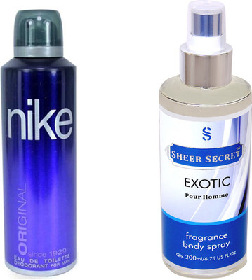 

Nike ORIGINAL MEN with SHEER SECRET EXOTIC MEN(Set of 2)