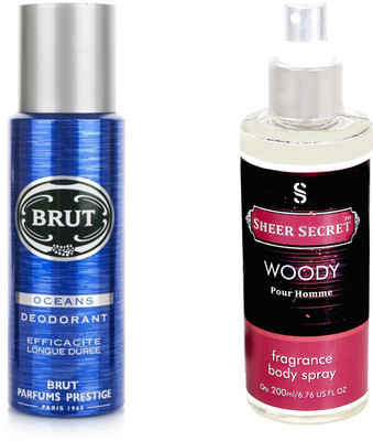 

Brut OCEAN with SHEER SECRET WOODY MEN(Set of 2)