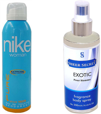 

Nike PURE WOMEN with SHEER SECRET EXOTIC MEN(Set of 2)
