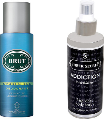

Brut SPORTS with SHEER SECRET ADDICTION MEN(Set of 2)