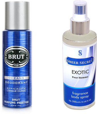 

Brut OCEAN with SHEER SECRET EXOTIC MEN(Set of 2)
