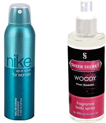 

Nike UP DOWN WOMEN with SHEER SECRET WOODY MEN(Set of 2)