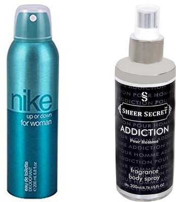 Nike UP DOWN WOMEN with SHEER SECRET ADDICTION MEN(Set of 2)