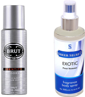 

Brut IDENTITY with SHEER SECRET EXOTIC MEN(Set of 2)