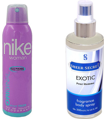 

Nike ORIGINAL WOMEN with SHEER SECRET EXOTIC MEN(Set of 2)