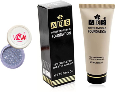

Vozwa Silver Glitter Powder and Foundation(Set of 2)