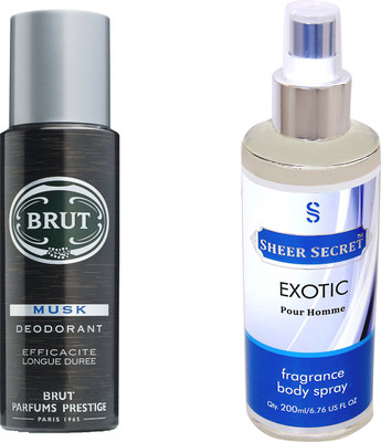 

Brut MUSK with SHEER SECRET EXOTIC MEN(Set of 2)