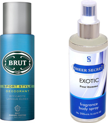 

Brut SPORTS with SHEER SECRET EXOTIC MEN(Set of 2)