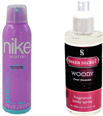 

Nike ORIGINAL WOMEN with SHEER SECRET WOODY MEN(Set of 2)