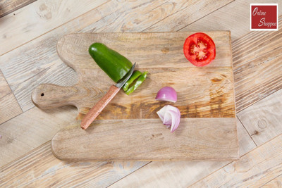

Onlineshoppee Wood Cutting Board(Brown Pack of 1)