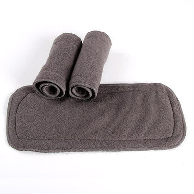 

Tiny Tots Tinytots Set Of 3 Bamboo Charcoal Inserts (5 layered) for cloth diapers - M(3 Pieces)