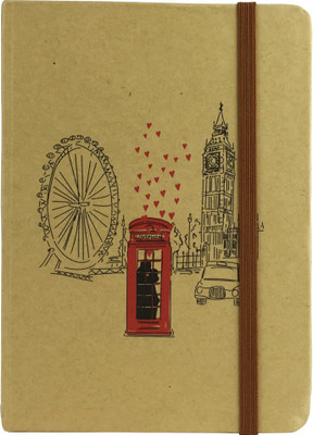 

Bag Of Small Things A5 Note Book(Brown London, Multicolor)