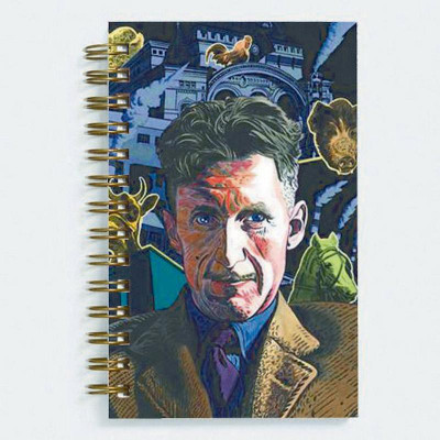 

Unique Indian Crafts A5 Diary(George Orwell, Multicolor)
