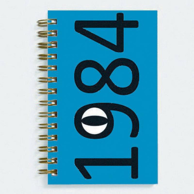 

Unique Indian Crafts A5 Diary(1984 George Orwell, Multicolor)