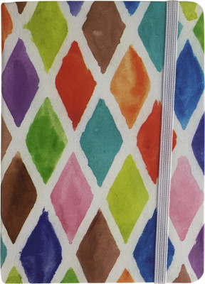 

Bag Of Small Things A6 Note Book(Multi Diamond, Multicolor)