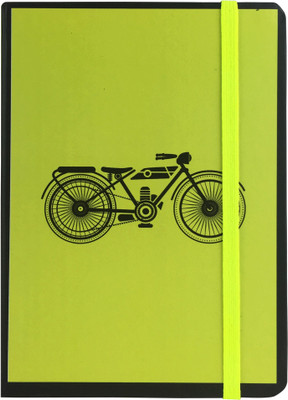 

Bag Of Small Things A6 Note Book(Yellow Bike, Multicolor)