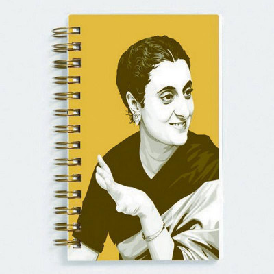 

Unique Indian Crafts A5 Diary(Indira Gandhi, Multicolor)