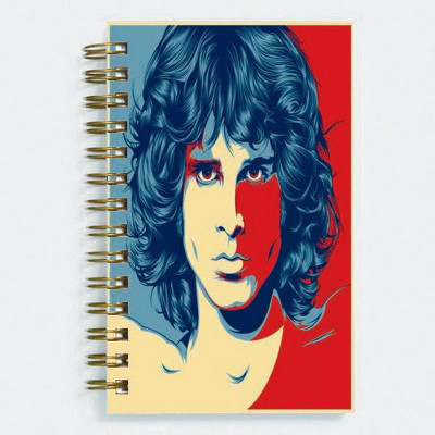 

Unique Indian Crafts A5 Diary(Jim Morrison, Multicolor)