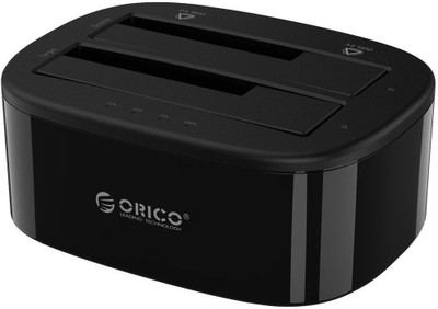 

Orico ORICO 2.5/3.5 inch USB3.0 1 to 1 Clone Dual-bay HDD and SSD Hard Drive Dock (6228US3-C) Dock(Black)