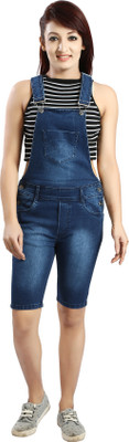 FCK-3 Women Blue Dungaree