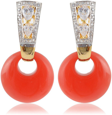 fashionforsure Fahshionforsure Metal Dangle & Drop Earrings for Women (E64)… Zircon Brass Drops & Danglers