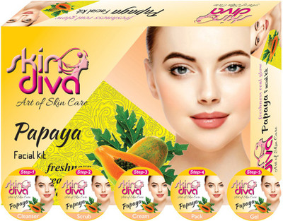 

SkinDiva Papaya Facial Kit 80 g