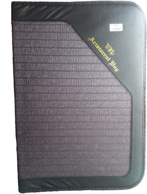 

TLO office file Foux lather Document file folder(Set Of 1, Black, Brown, Gray)