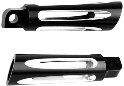 

Accedre HDF-1 Black Edge Cut Foot Rest Set of 2 for Harley Davidson Foot Rest(Black)