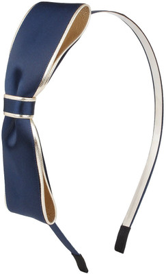 

Fayon Party Style Diva Navy Bow Hair Band(Blue)