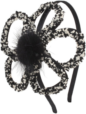 

Fayon Chic Stylish Brown Floral Hair Band(Black)