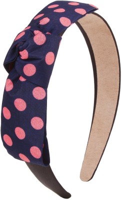 

Fayon Trendy Fashion Pink Polka Dot Hair Band(Pink)