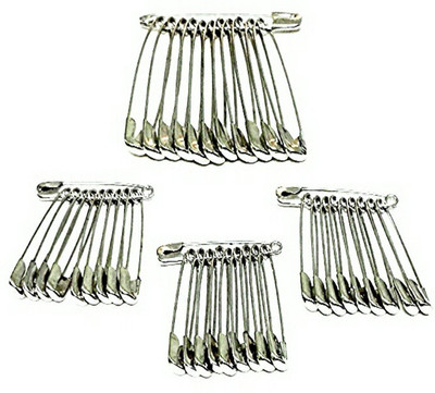 

Mahvi Toys Standard Safety Pins for Girls and Women Set of 100 Back Pin(Silver)