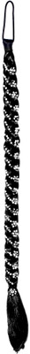 

Daiku Black Shinny thick Long Beaded Party Braid for Women / Girls Hair Extension