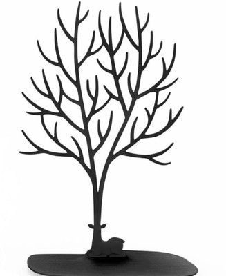 

ShopAis Black Big : Tray Bracelet Storage Tree Shelf Necklace Earring Deer Jewelry Stand Display Organizer Holder Show Rack Jewellery Organizer( )