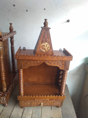 

Mayur enterprises Solid Wood Home Temple(Height: 75 cm)