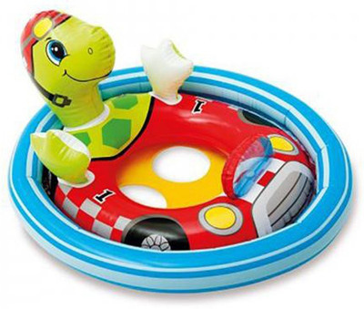 

Intex ® Original Inflatable See-Me-Sit Pool Riders (Turtle) Inflatable Pool Accessory(Multicolor)