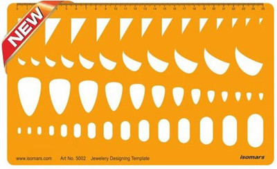 

Isomars 5002 Jewelry Design Template(Pack of 1)