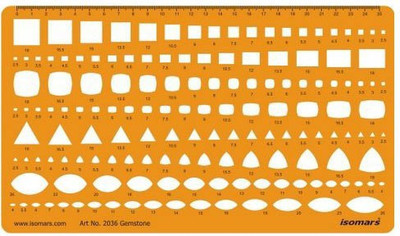 

Isomars 2036 Jewelry Design Template(Pack of 1)