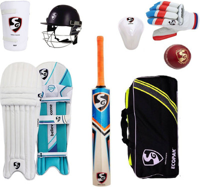 

SG Multicolor Economy Cricket Set Size-5 With Helmet and Cricket Ball) Cricket Kit(Bat Size: 5 (Age Group 10 - 12 Years))