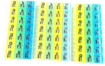 

medlycare india Never Forget Pill Box Organizer Medicine Dispenser
