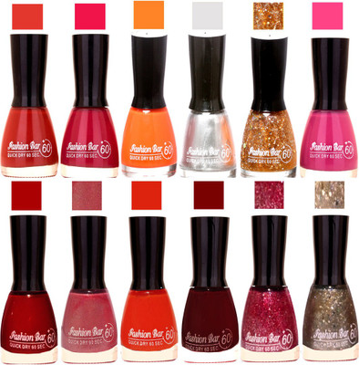 

Fashion Bar Rich Brown,Mazanta,Peach,Silver,Glitter Golden,Voilet,Red,Pearl Shimmer Pink,Orange,Cherry Red,Mazanta Jari,Glitter Silver Nail polish Rich Brown,Mazanta,Peach,Jari Red,Mauve,Jari,Red,Pearl Shimmer Pink,Orange,Cherry Red,Mazanta Jari,Glitter S