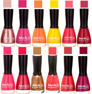 

Fashion Bar Precious pink,Voilet,Peach,Yellow,Pink,Mellow Mauve,Neon Pink,Shimmer Deep Pink,Copper,Shine Pink,Positive Pink,Plum Nail polish Precious pink,Voilet,Peach,Yellow,Pink,Mellow Mauve,Neon Pink,Shimmer Deep Pink,Copper,Shine Pink,Positive Pink,Pl