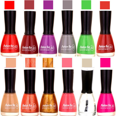 

Fashion Bar Orangish Red,Cherry,Purple,Grey,Perrot green,Rich Brown,Nude,Shimmer Orange,Golden,Neon Pink,Transperent,Fuchsia Pink Nail polish Orangish Red,Cherry,Purple,Grey,Perrot green,Rich Brown,Nude,Shimmer Orange,Golden,Neon Pink,Transperent,Fuchsia 