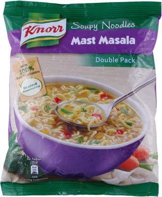 

Knorr Mast Masala Soupy Instant Noodles 150 g(Vegetarian)