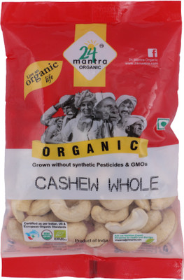 

24 Mantra Organic Cashews(100 g, Pouch)